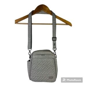 Lug Silver/Grey Flapper Crossbody/Belt Bag